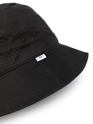 Bavlněný klobouk Wtaps černý