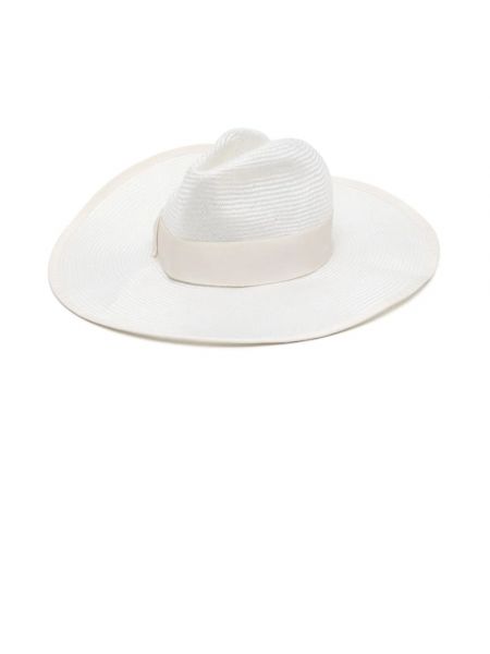 Biały kapelusz Borsalino