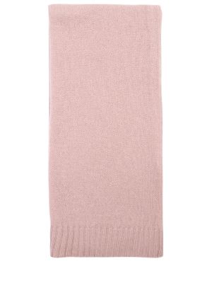 Однотонный кашемировый шарф Agnona розовый