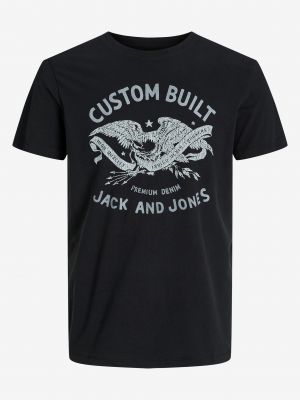 Polo krekls Jack & Jones melns