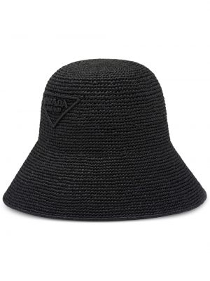 Chapeau Prada noir