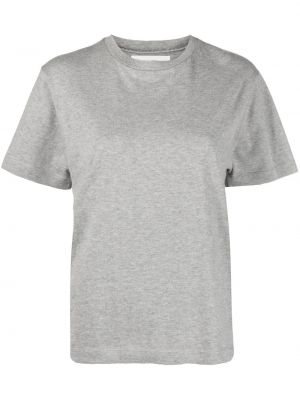 T-shirt di cachemire a maniche corte Extreme Cashmere grigio