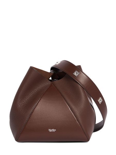 Læder mini taske Max Mara brun