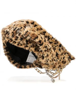 Sombrero con estampado leopardo Junya Watanabe