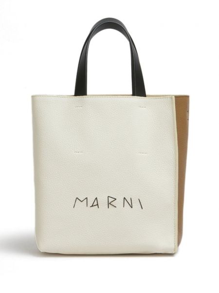 Leder shopper handtasche Marni