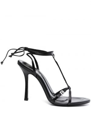 Kožené sandále Alexander Wang čierna