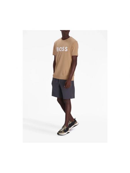 Koszulka Hugo Boss beżowa