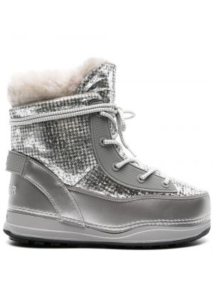Sněžné boty Bogner Fire+ice stříbrné