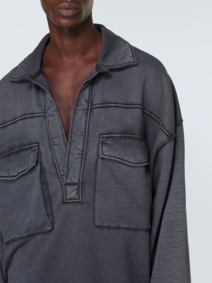 Jersey sweatshirt aus baumwoll Dries Van Noten grau