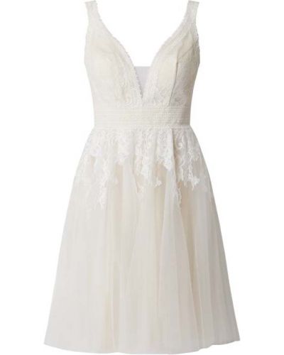 Sukienka na wesele tiulowa Mango, biały