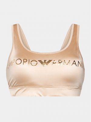 Sportinė liemenėlė Emporio Armani Underwear smėlinė