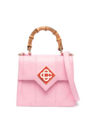 Bőr táska Casablanca rózsaszín