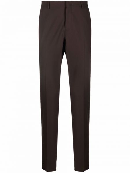 Pantalones a rayas Valentino marrón