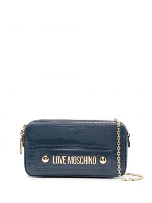 Crossbody väska Love Moschino blå