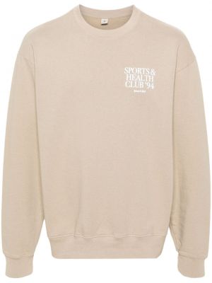 Sweatshirt aus baumwoll mit print Sporty & Rich