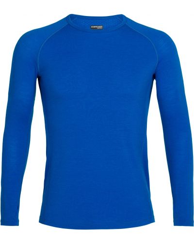 T-shirt a maniche lunghe in maglia Icebreaker blu