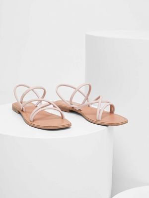 Kožne sandale Answear Lab ružičasta