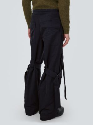Pantaloni cargo Dries Van Noten negru