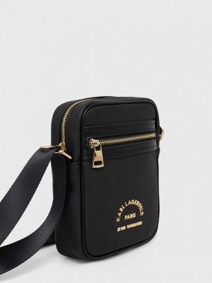 Kožna torbica Karl Lagerfeld crna