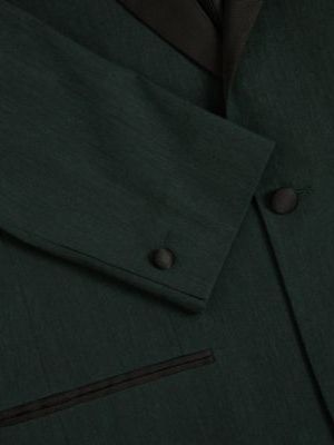 Mens M&S Collection Tailored Fit Tuxedo Jacket - Dark Green, Dark Green M&s Collection