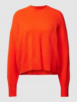 Dzianinowy sweter Esprit pomarańczowy