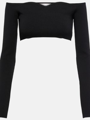 Vlněný svetr Nina Ricci černý