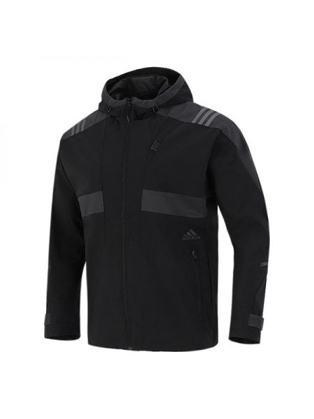 Куртка с капюшоном Adidas черная