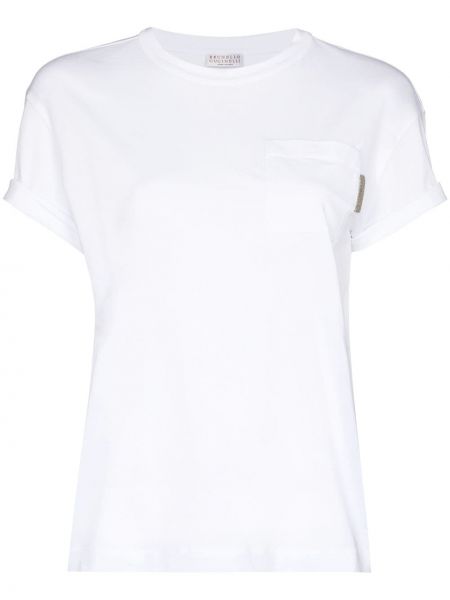 Тениска Brunello Cucinelli бяло