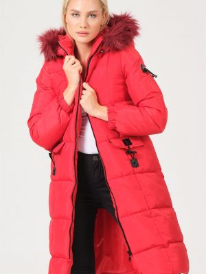 Kabát Dewberry piros