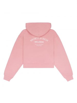 Kapučdžemperis Sporty & Rich rozā
