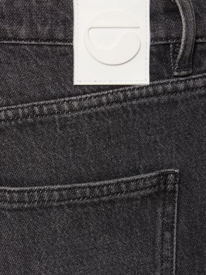 Proste jeansy bawełniane Coperni czarne