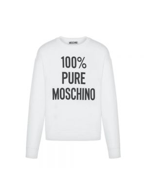 Sweatshirt Moschino weiß