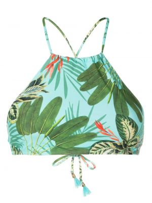 Virágos bikini nyomtatás Lygia & Nanny zöld