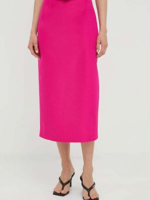 Midi suknja Résumé ružičasta