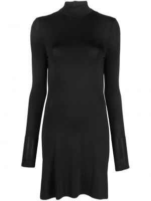 Drapované večerní šaty Stella Mccartney černé