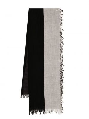 Echarpe à franges en laine Yohji Yamamoto