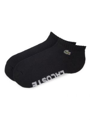 Nízké ponožky Lacoste černé