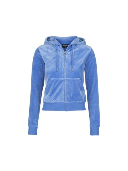 Velours hoodie Juicy Couture bleu