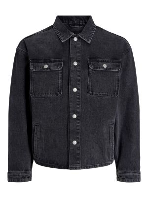 Voľná priliehavá džínsová bunda Jack & Jones čierna