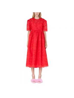 Sukienka midi Vivetta czerwona