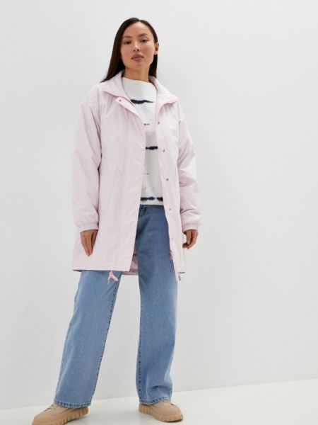 Утепленная демисезонная куртка Hoops розовая