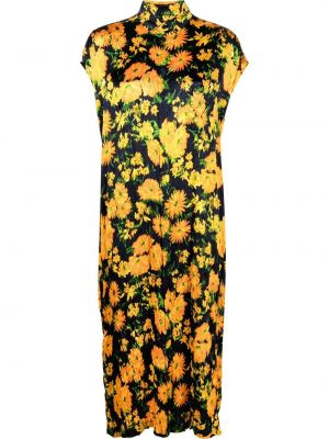 Φλοράλ αμάνικο φόρεμα με σχέδιο Balenciaga