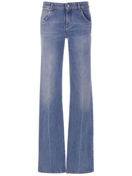 Straight jeans Blumarine blå