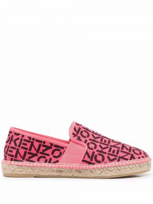 Trykt espadrillos Kenzo rosa