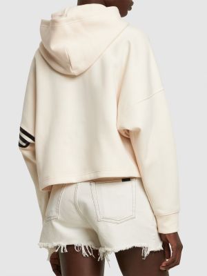 Hoodie en coton large Adidas Originals beige