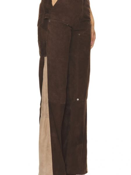 Pantalones de ante Deadwood marrón