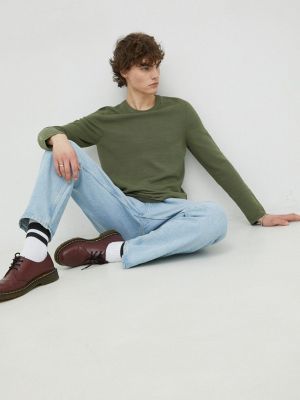 Pamučni pulover Marc O'polo zelena