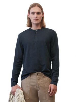 Polo marškinėliai ilgomis rankovėmis Marc O'polo mėlyna
