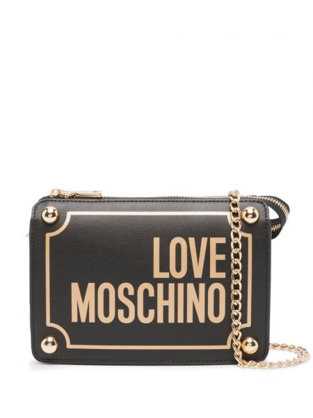 Τσάντα ώμου με σχέδιο Love Moschino