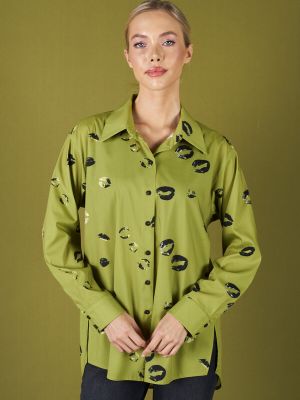 Рубашка Eliseeva Olesya зеленая